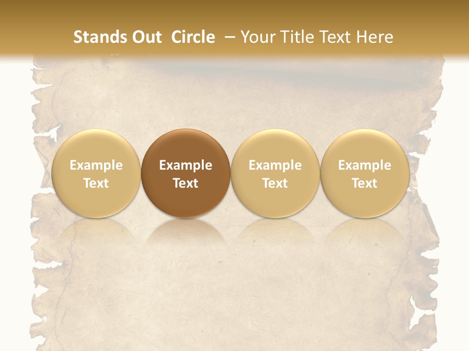 Isolated Brown Ancient PowerPoint Template