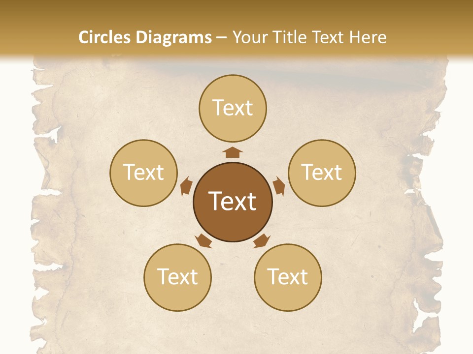 Isolated Brown Ancient PowerPoint Template