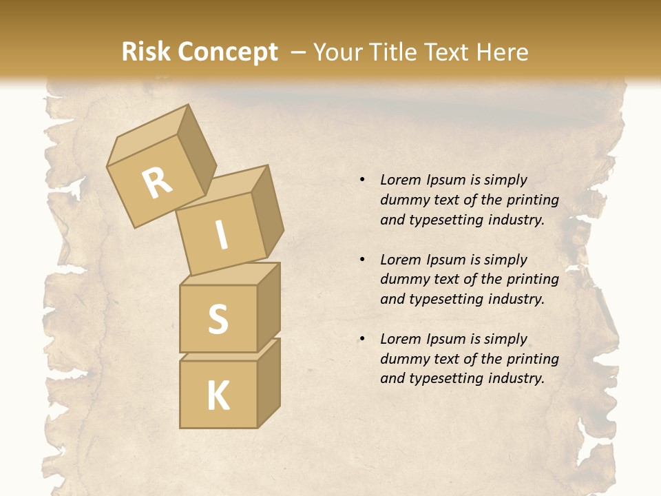 Isolated Brown Ancient PowerPoint Template