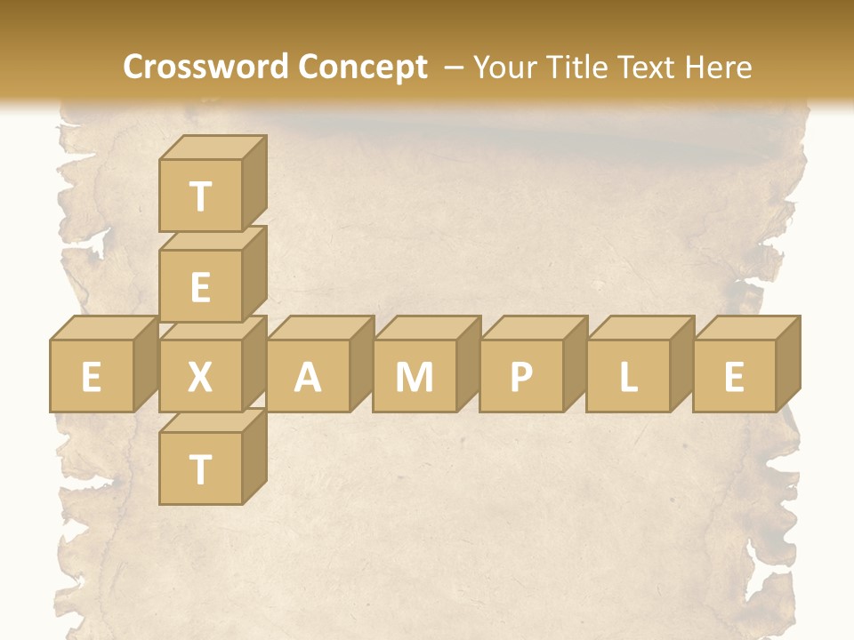 Isolated Brown Ancient PowerPoint Template
