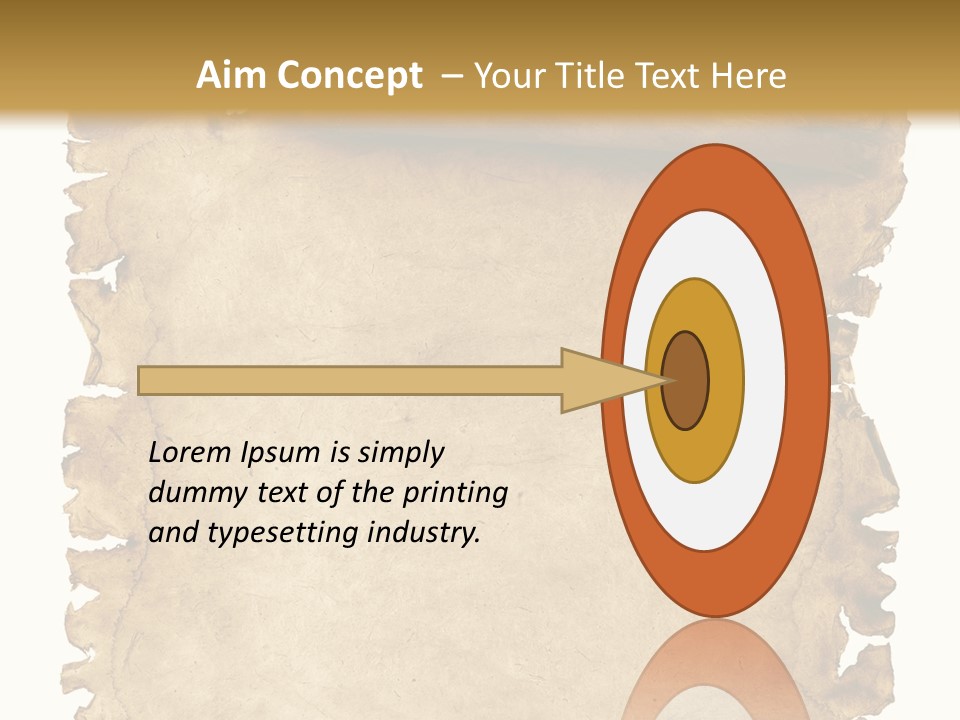 Isolated Brown Ancient PowerPoint Template