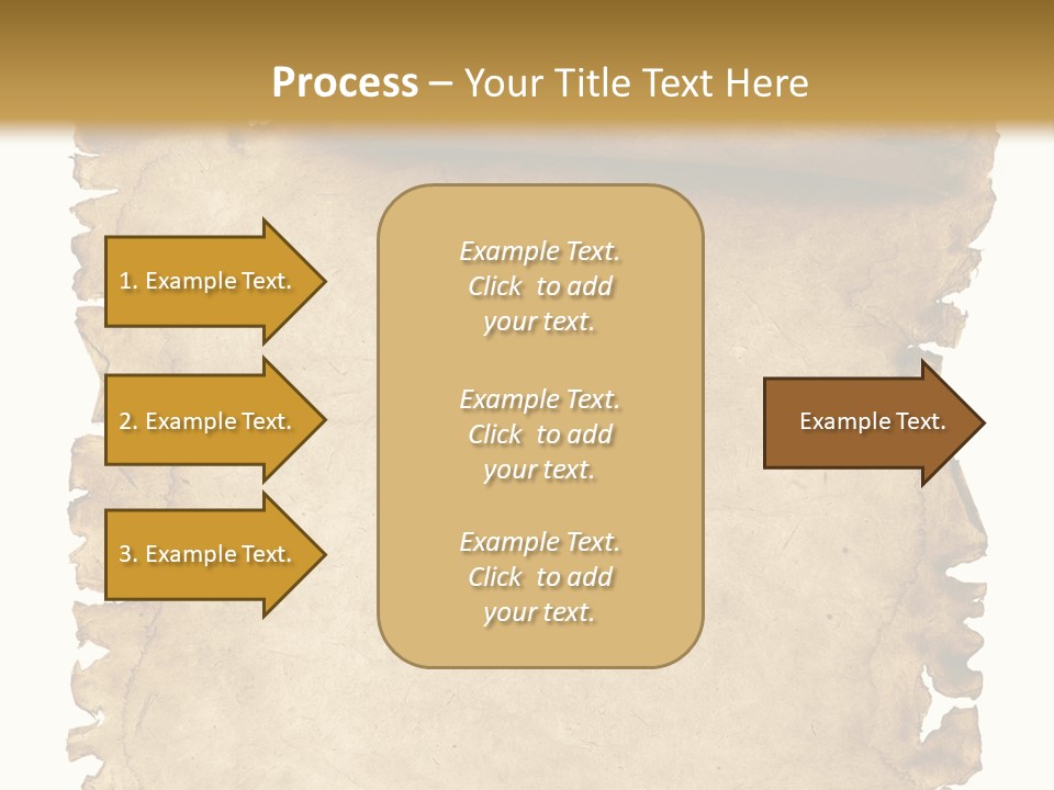 Isolated Brown Ancient PowerPoint Template