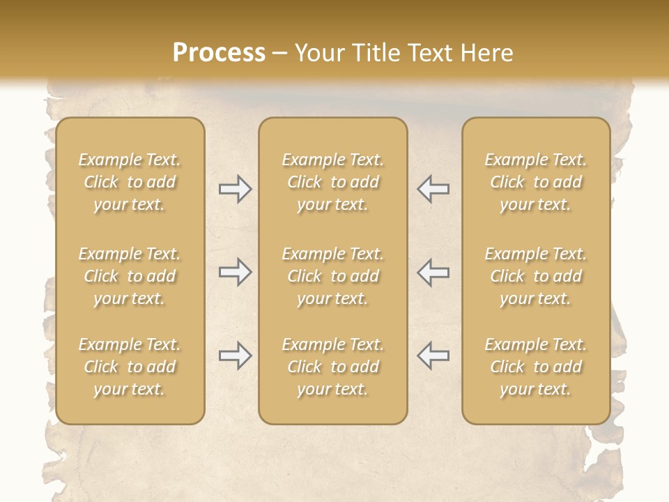 Isolated Brown Ancient PowerPoint Template