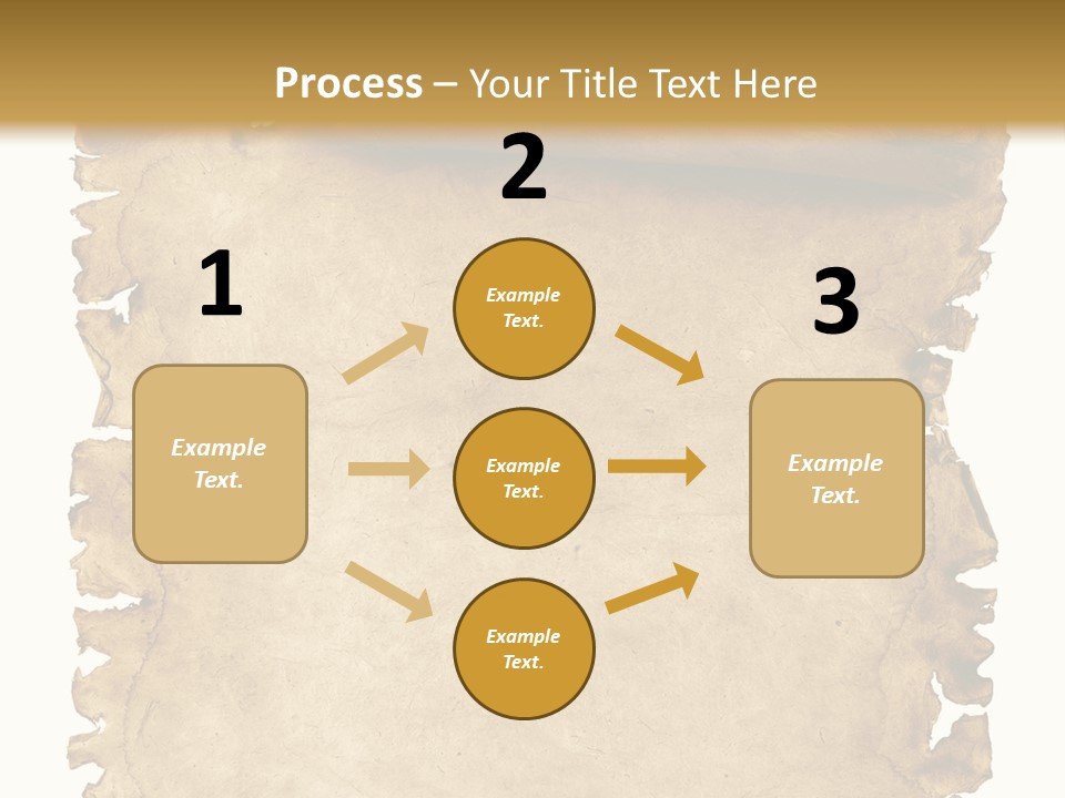 Isolated Brown Ancient PowerPoint Template