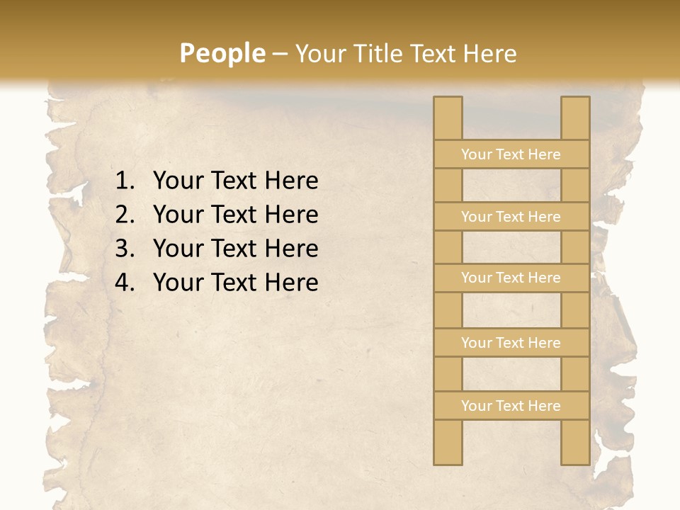 Isolated Brown Ancient PowerPoint Template