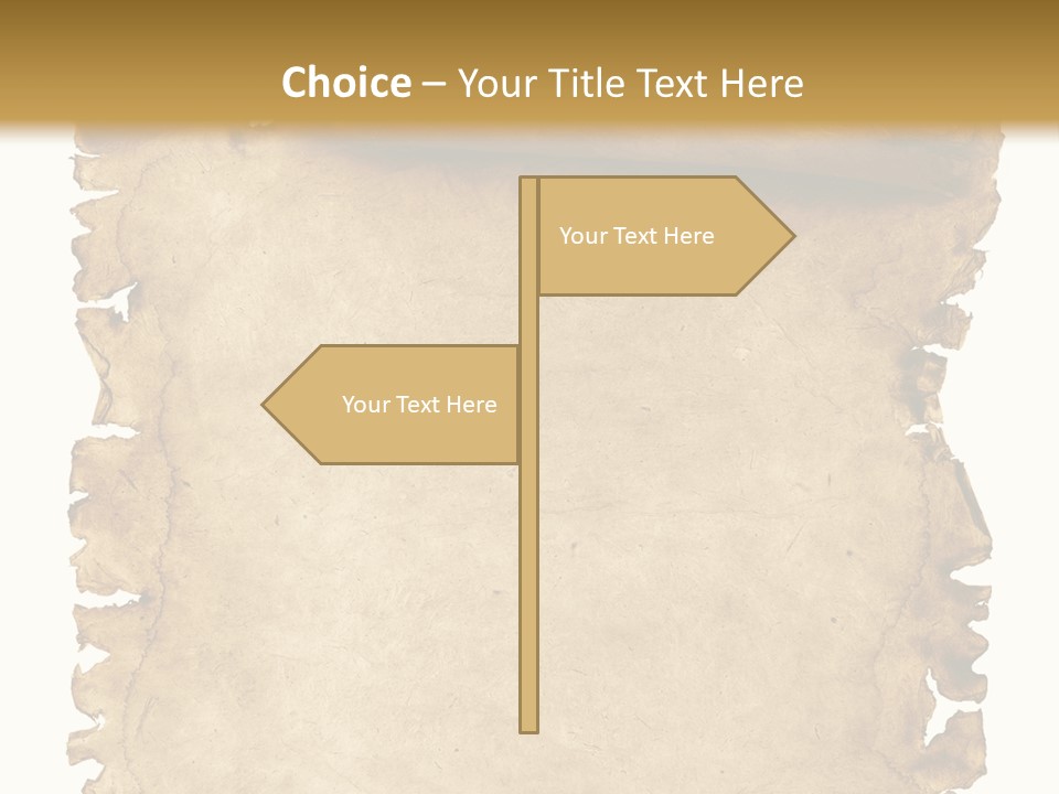 Isolated Brown Ancient PowerPoint Template