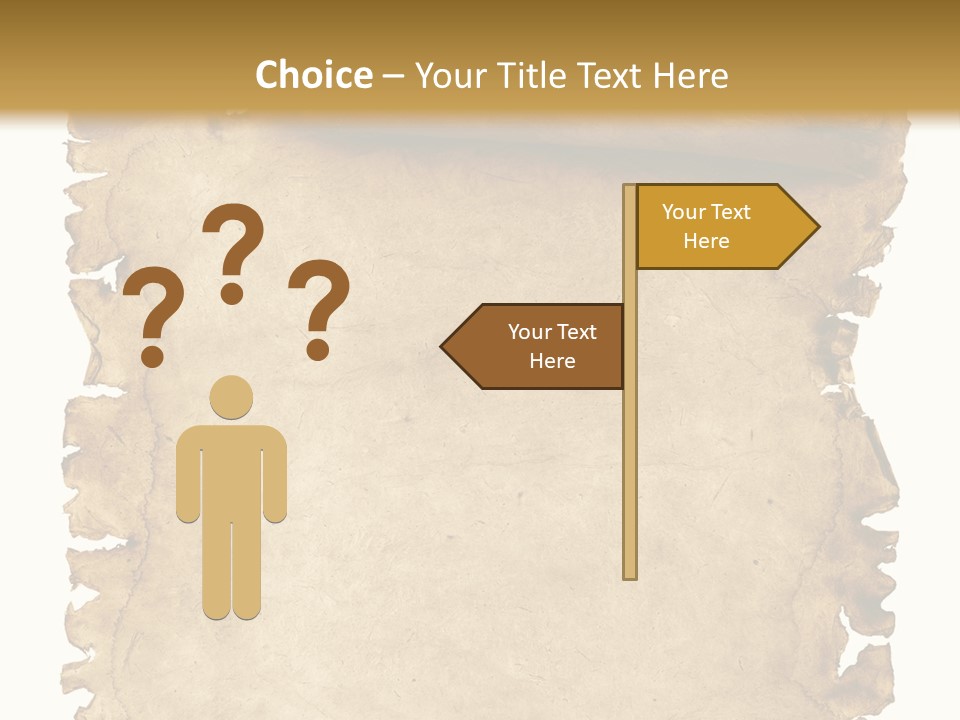 Isolated Brown Ancient PowerPoint Template