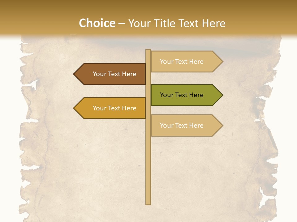 Isolated Brown Ancient PowerPoint Template