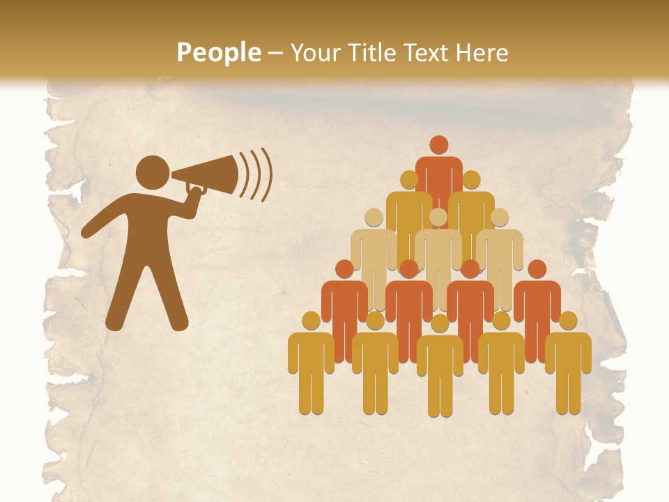 Isolated Brown Ancient PowerPoint Template
