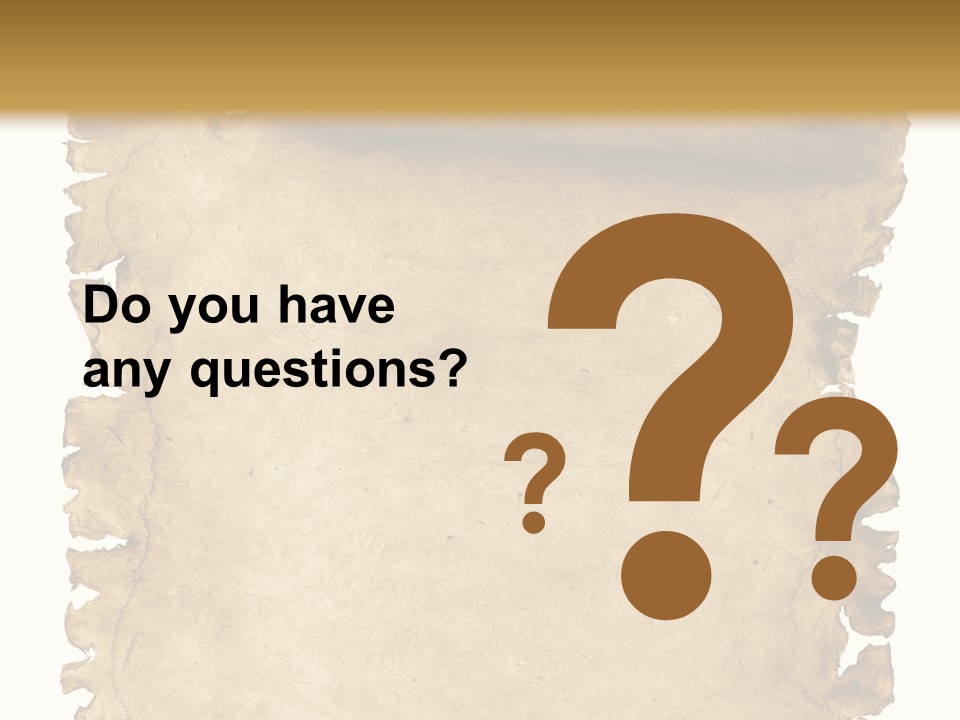 Isolated Brown Ancient PowerPoint Template