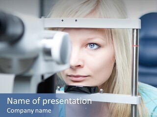 Diagnostic Ophthalmologist Specs PowerPoint Template