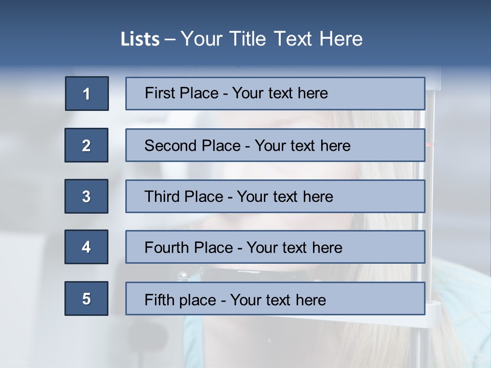 Diagnostic Ophthalmologist Specs PowerPoint Template