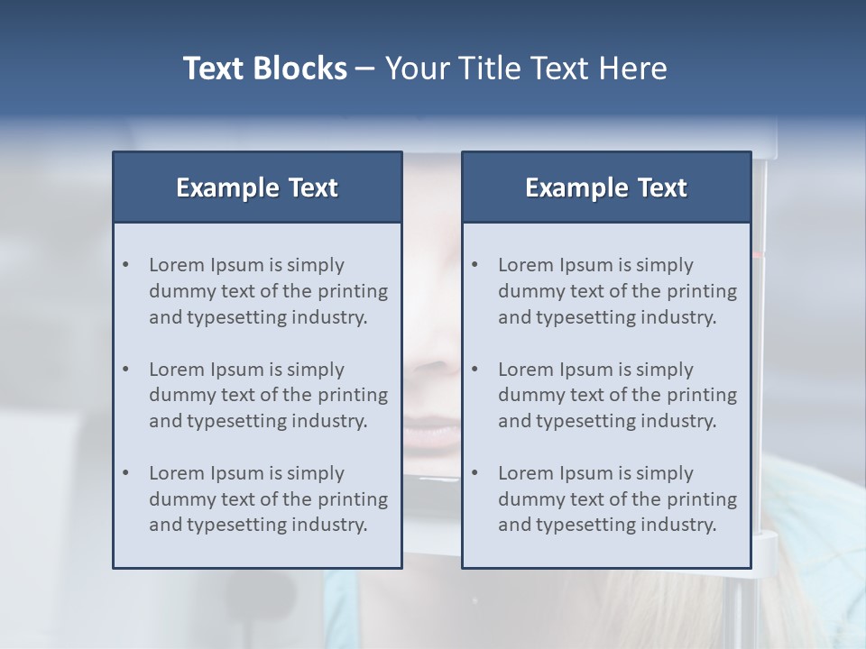 Diagnostic Ophthalmologist Specs PowerPoint Template