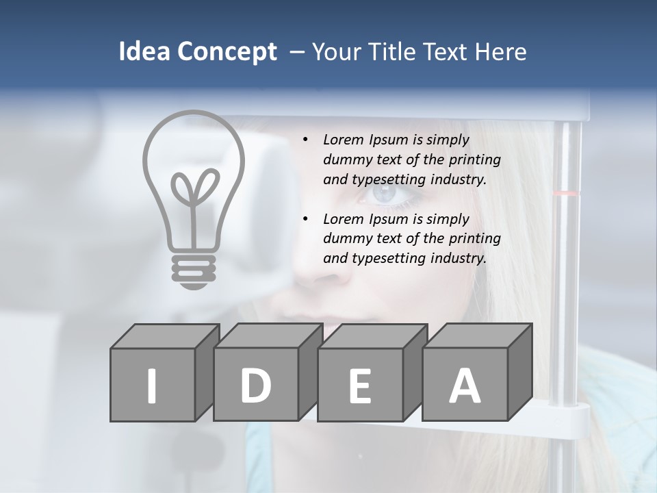 Diagnostic Ophthalmologist Specs PowerPoint Template