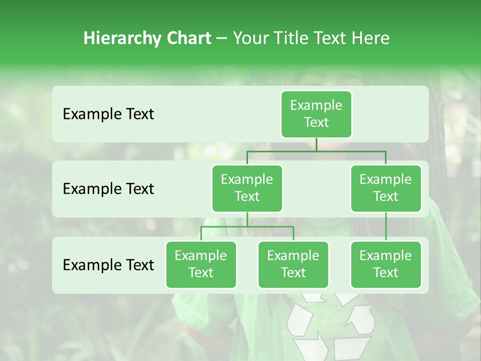 Girl Environment Reuse PowerPoint Template