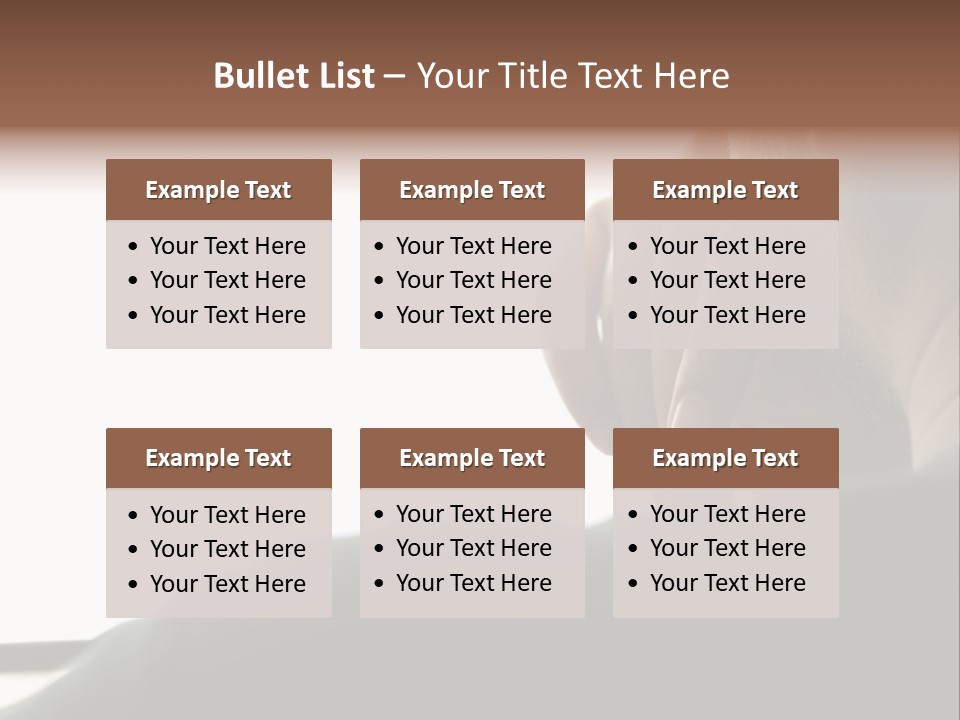 Business Hand Human Head PowerPoint Template