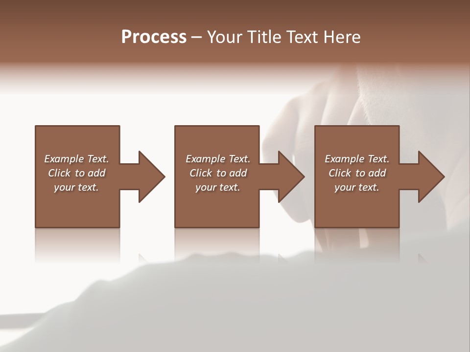 Business Hand Human Head PowerPoint Template