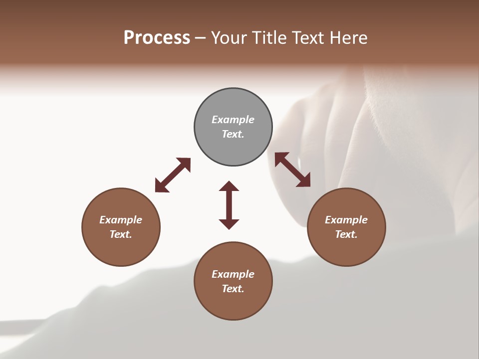Business Hand Human Head PowerPoint Template