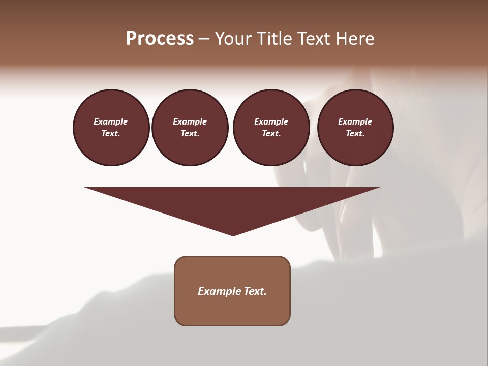 Business Hand Human Head PowerPoint Template