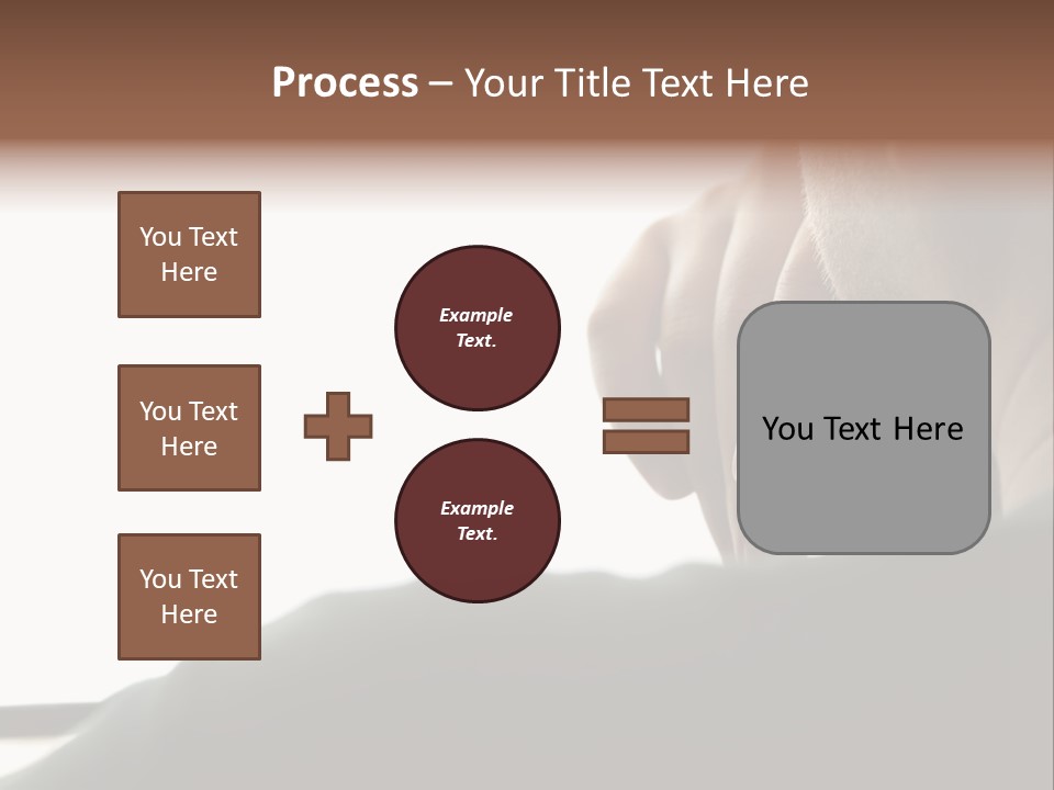 Business Hand Human Head PowerPoint Template