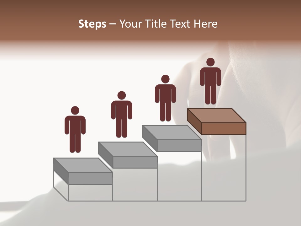 Business Hand Human Head PowerPoint Template