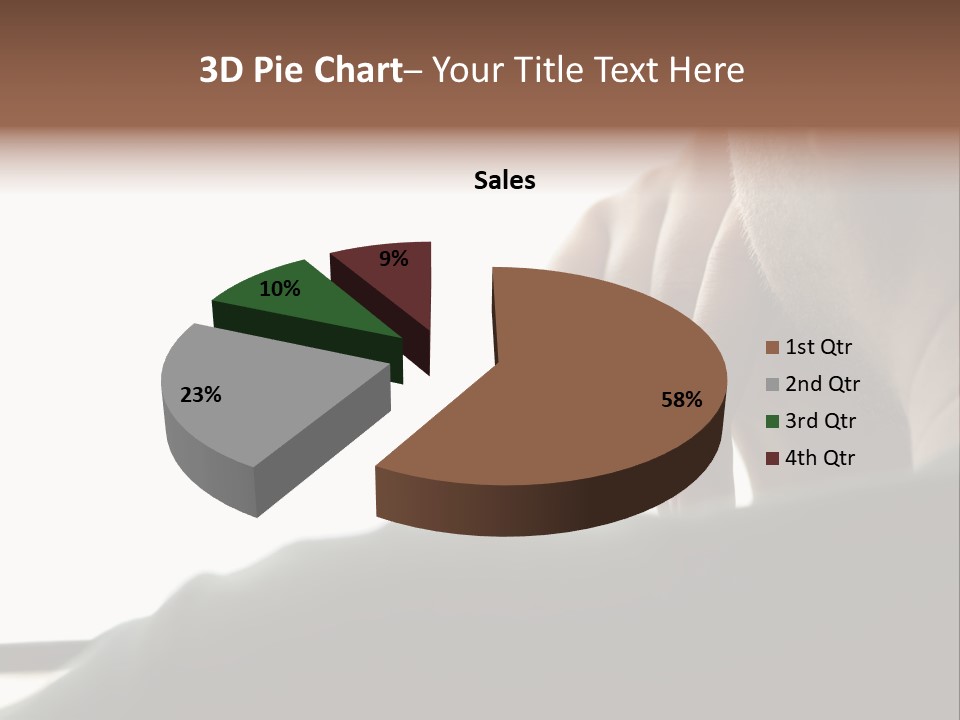 Business Hand Human Head PowerPoint Template