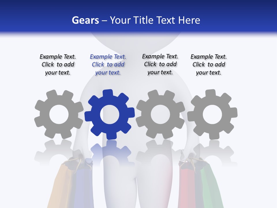 Trade White Red PowerPoint Template