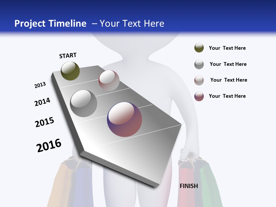 Trade White Red PowerPoint Template