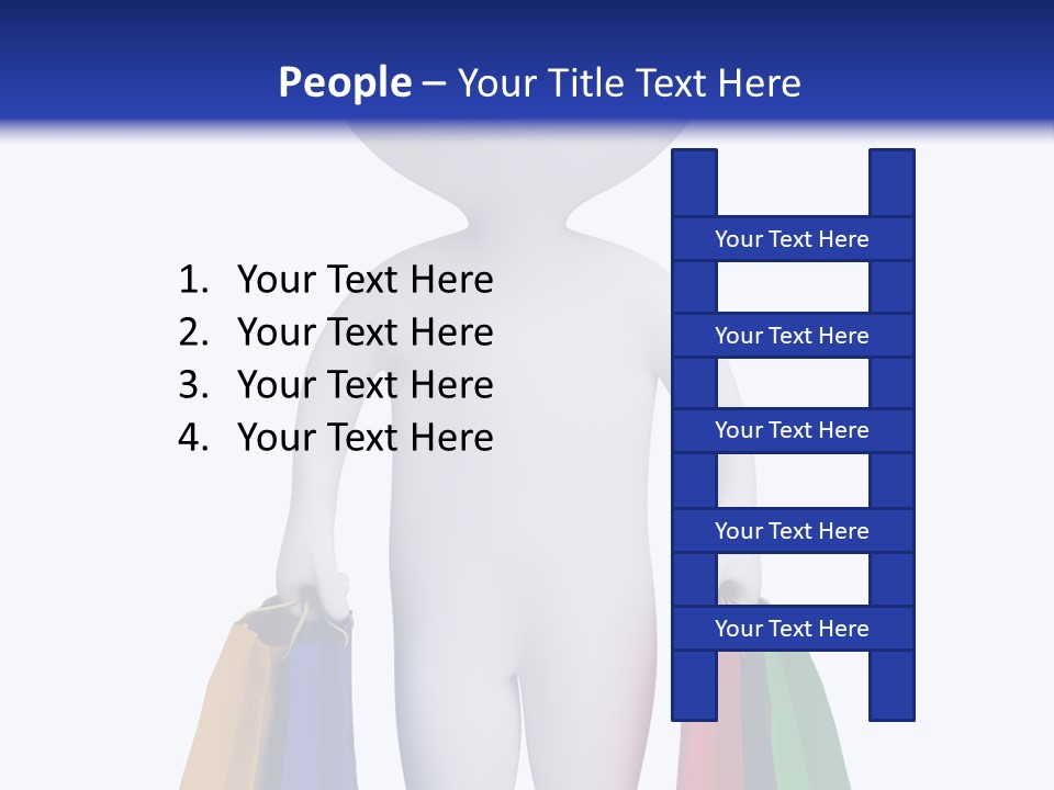 Trade White Red PowerPoint Template