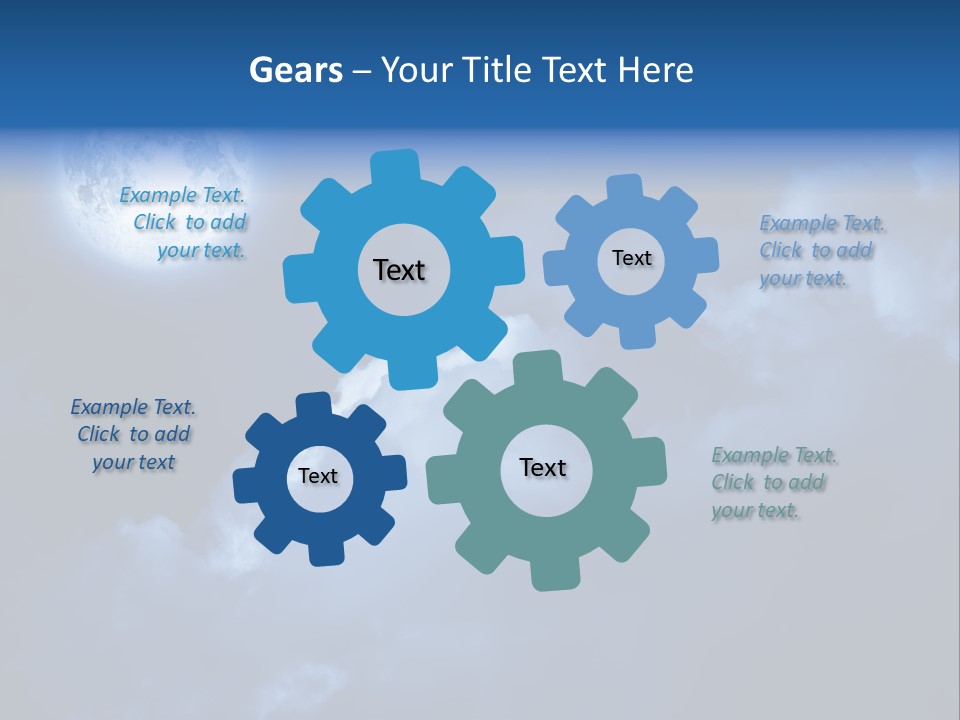 Deep Blue Astronomy PowerPoint Template