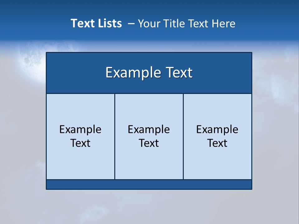 Deep Blue Astronomy PowerPoint Template
