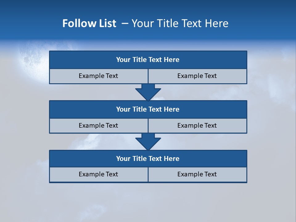 Deep Blue Astronomy PowerPoint Template