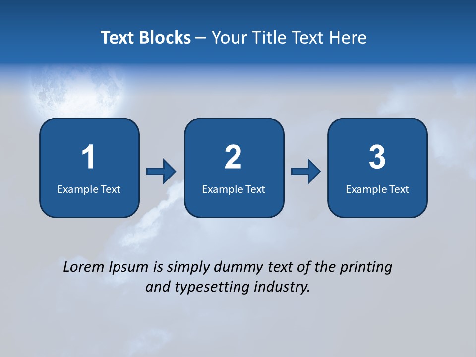 Deep Blue Astronomy PowerPoint Template