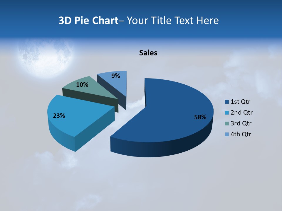 Deep Blue Astronomy PowerPoint Template