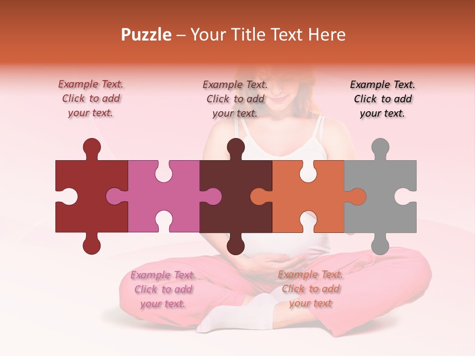 Pose Belly Parent PowerPoint Template