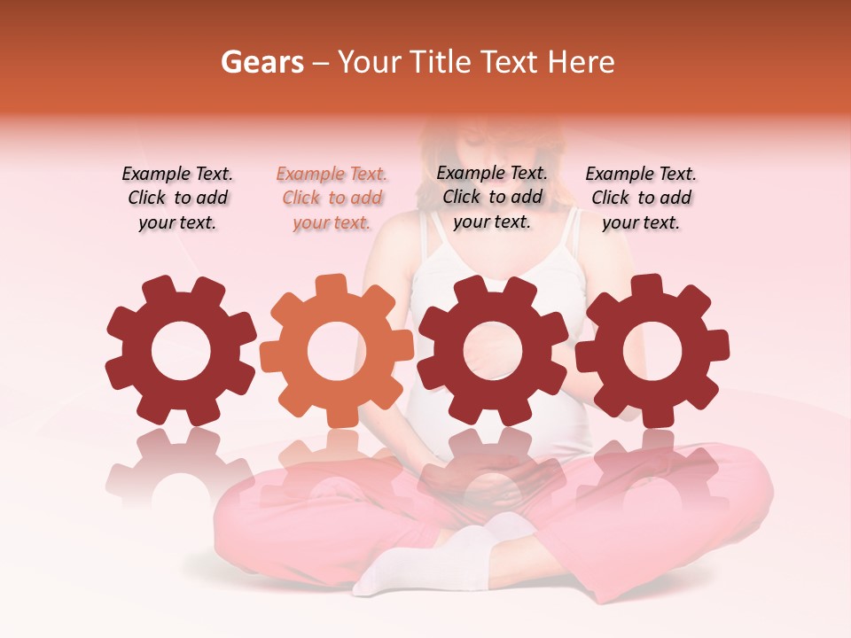 Pose Belly Parent PowerPoint Template