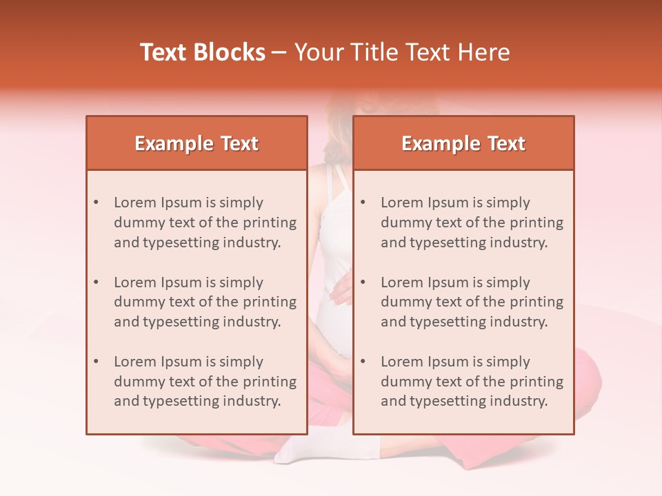 Pose Belly Parent PowerPoint Template