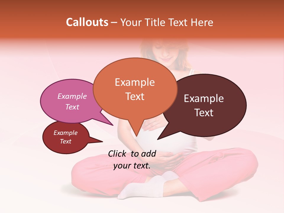 Pose Belly Parent PowerPoint Template