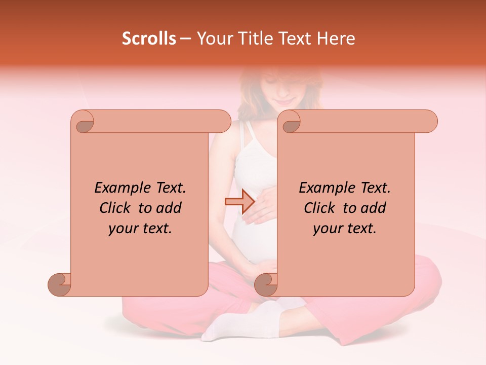 Pose Belly Parent PowerPoint Template