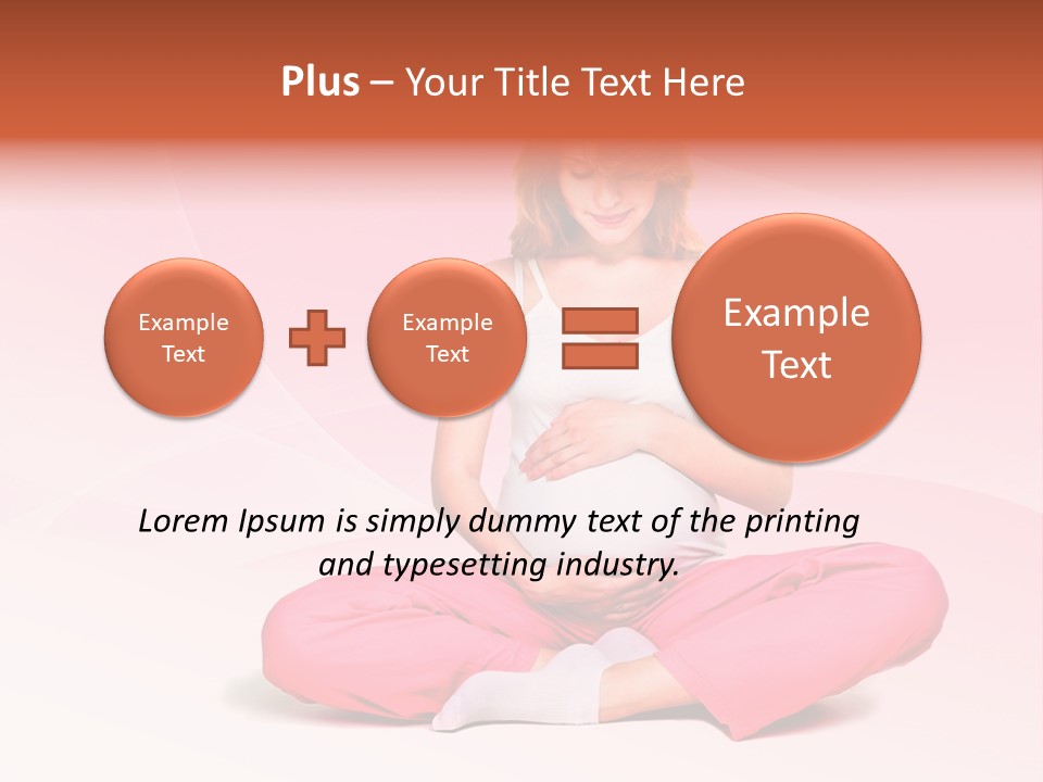 Pose Belly Parent PowerPoint Template