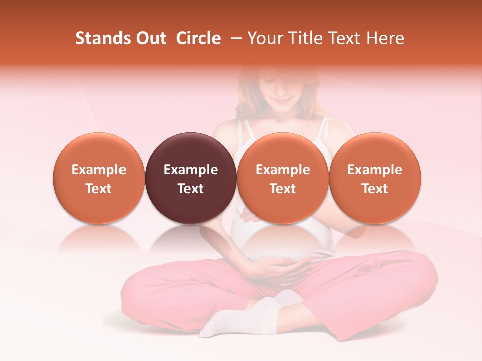 Pose Belly Parent PowerPoint Template