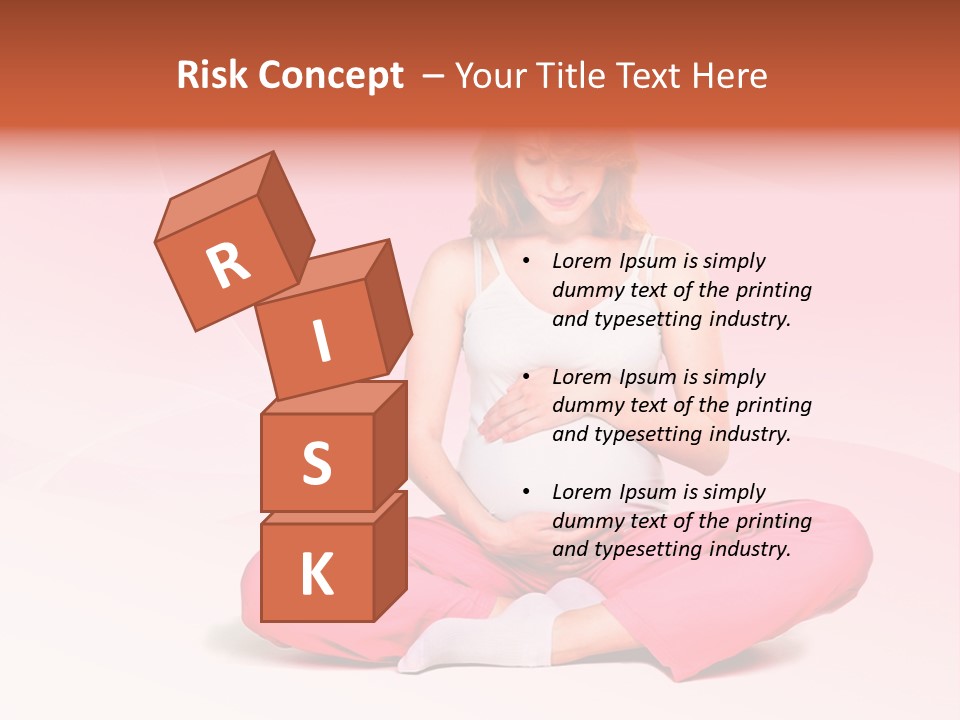 Pose Belly Parent PowerPoint Template