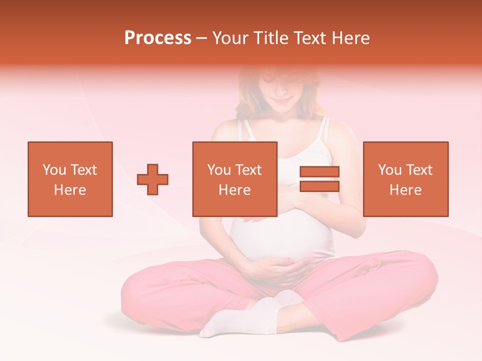 Pose Belly Parent PowerPoint Template