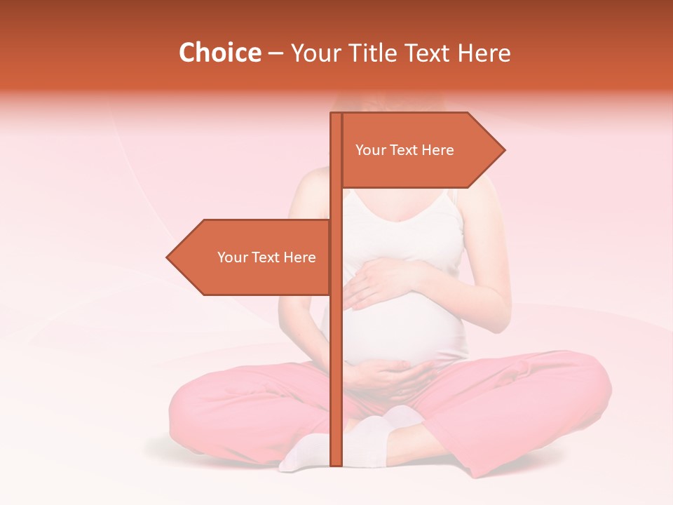 Pose Belly Parent PowerPoint Template