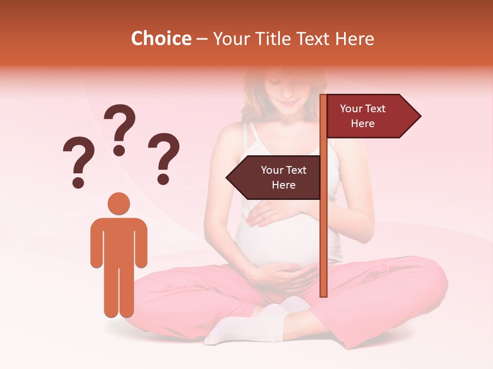 Pose Belly Parent PowerPoint Template