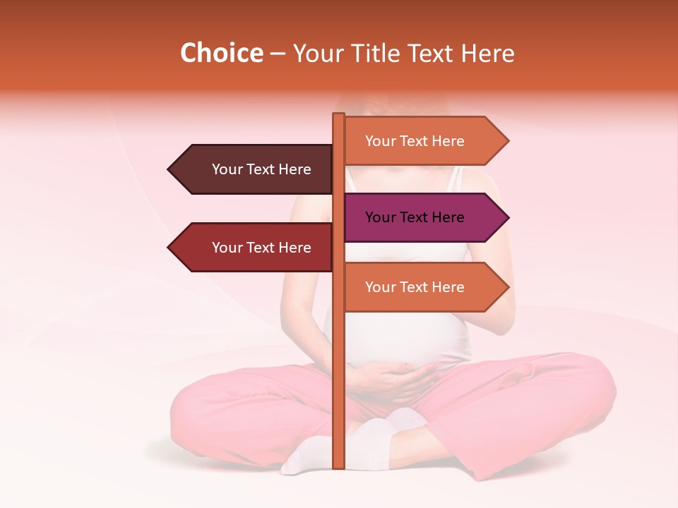 Pose Belly Parent PowerPoint Template