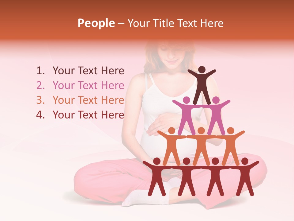 Pose Belly Parent PowerPoint Template