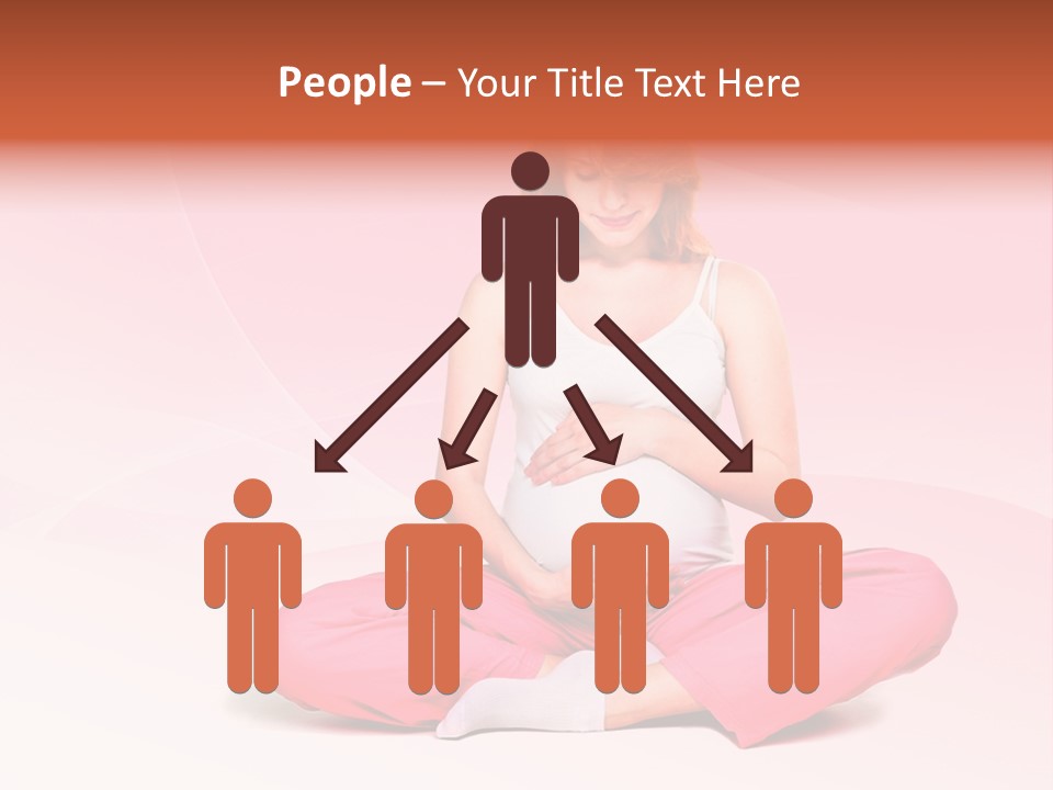 Pose Belly Parent PowerPoint Template