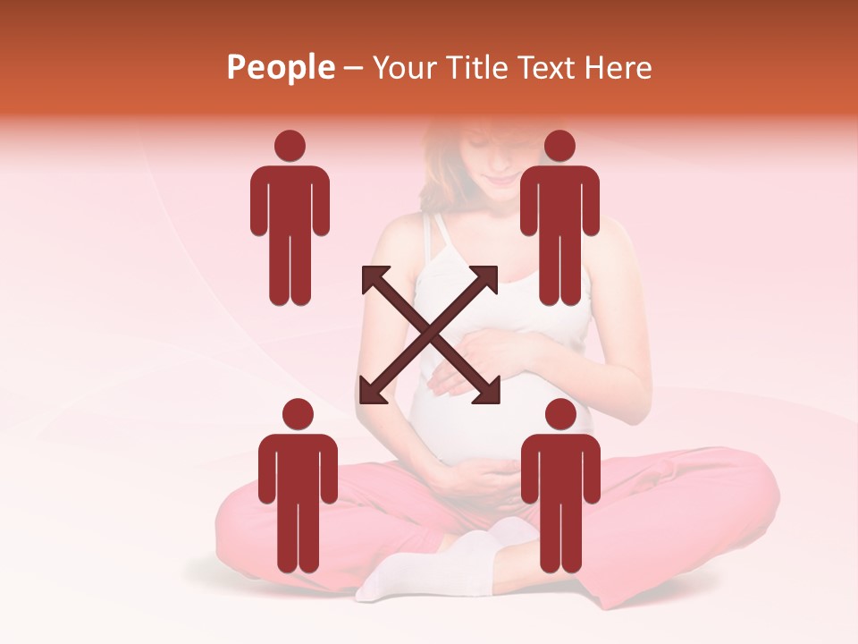 Pose Belly Parent PowerPoint Template