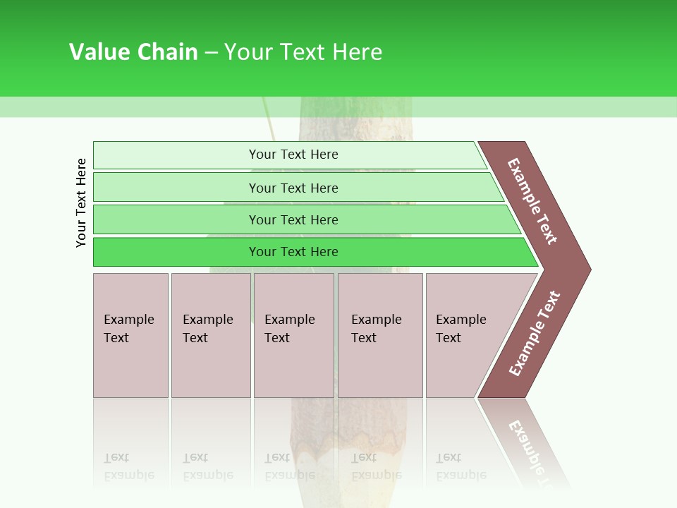 Leaves Drawing Green PowerPoint Template